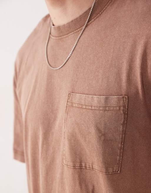 ONLY & SONS super oversized t-shirt washed brown, 3 of 5