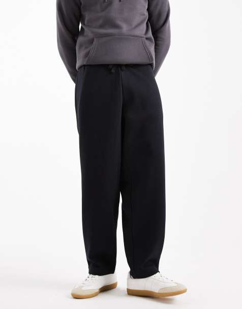 ONLY & SONS – Svarta, lediga mjukisbyxor - view 1