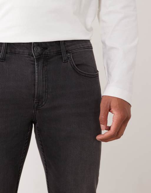 Only & Sons – Svarta stretchiga slim jeans, 3 av 5