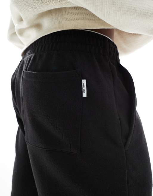 ONLY & SONS – Svarta sweatshorts, 4 av 5