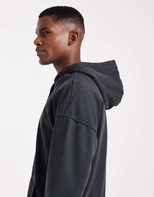 ONLY & SONS - Sweat à capuche avec imprimé Creative Works - Noir, 4 de 5