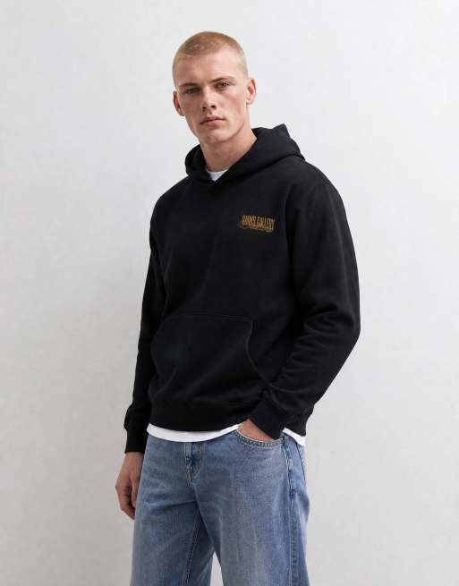 ONLY & SONS sweat à capuche coupe relaxed avec imprimé au dos Park Gallery noir, 6 de 10