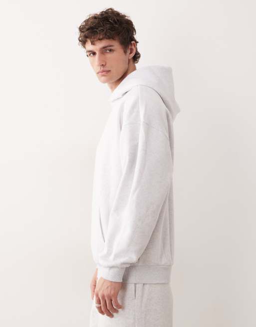 ONLY & SONS - Sweat à capuche oversize d'ensemble - Gris très clair, 4 de 5