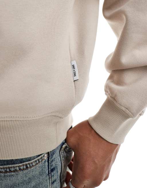 Only & Sons - Sweat à capuche vintage - Taupe, 4 de 4