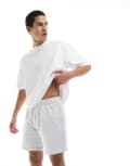 [ONLY & SONS] ONLY & SONS sweat shorts in light grey melange XS Light Grey Melange
