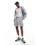 [ONLY & SONS] ONLY & SONS sweat shorts in light grey M Light Grey Melange