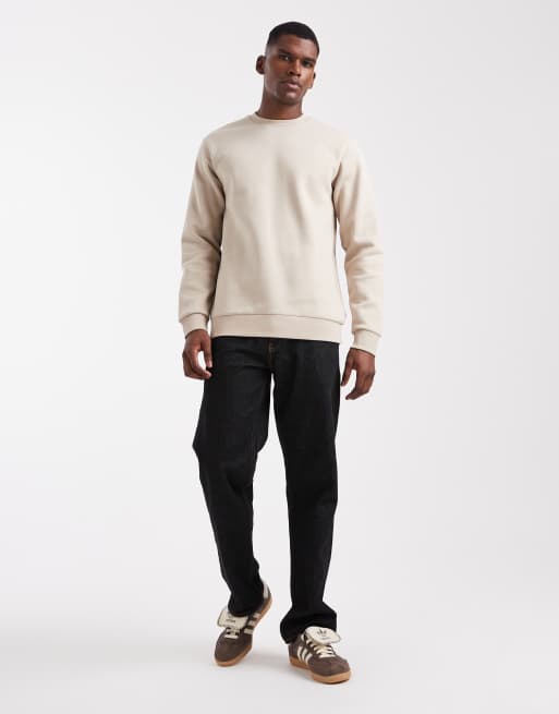 ONLY & Sons - Sweatshirt met ronde hals in beige, 2 van 5