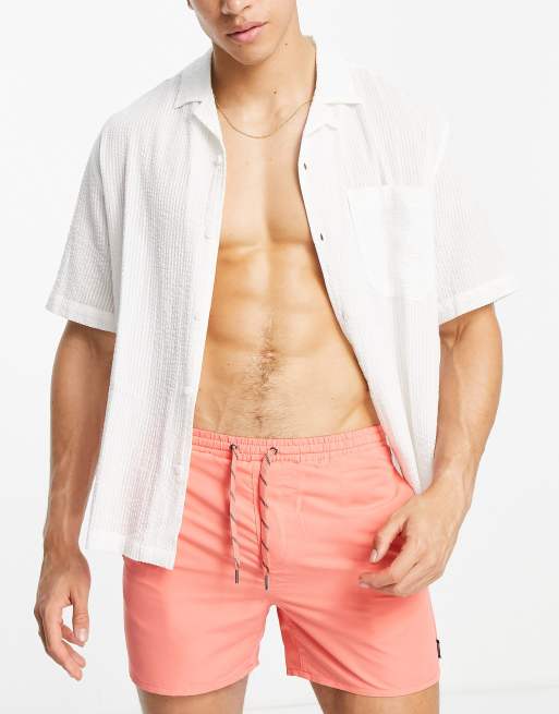 Mens coral swim store trunks