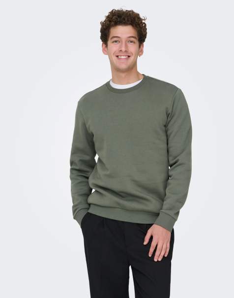 ONLY & SONS Sweatshirts in castor gray