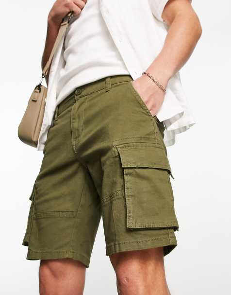 Only & Sons – Szorty bojówki w kolorze khaki - view 1