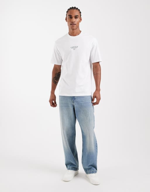 ONLY & SONS - T-shirt comoda bianca con stampa Garfield sul retro, 2 di 5