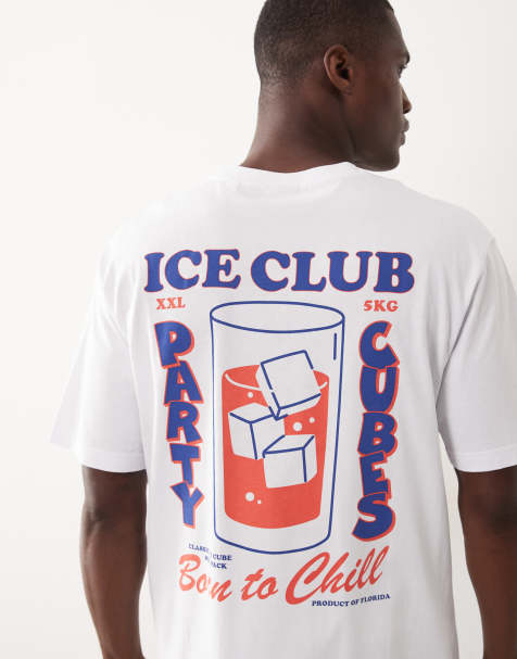 ONLY & SONS - T-shirt décontracté avec imprimé boisson au dos - Blanc - view 1