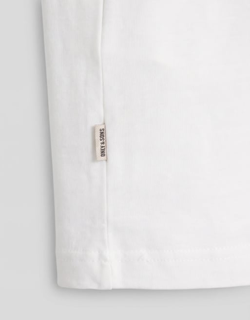 Only & Sons - T-shirt décontracté - Blanc , 9 de 9