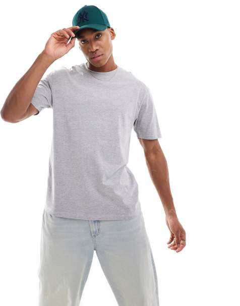 ONLY & SONS - T-shirt décontracté - Gris clair chiné - view 1