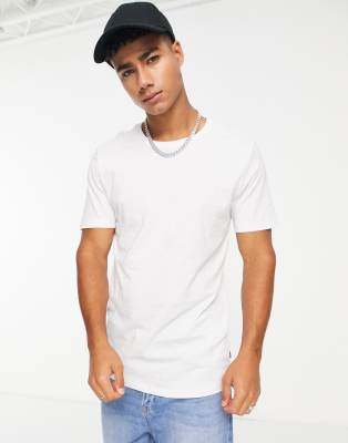 River Island - T-shirt à Ourlet Arrondi - Violet | ASOS