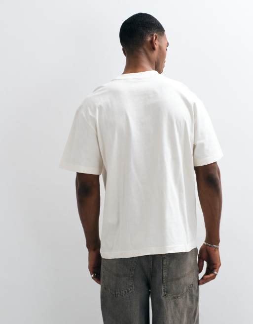 ONLY & SONS t-shirt oversize avec imprimé leave blank en ivoire, 3 de 5
