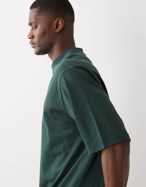 ONLY & SONS - T-shirt super oversize verde salvia scuro, 4 di 5