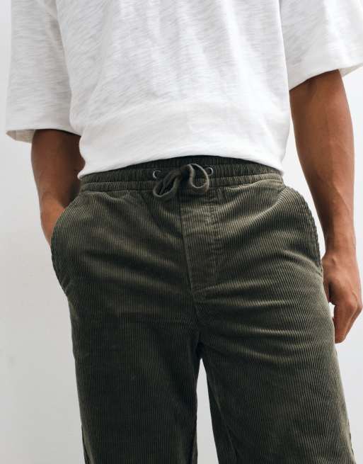 ONLY & SONS tapered cord trouser in deep gray, 4 of 5