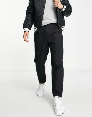 Only & Sons tapered crop chinos in black - ASOS Price Checker