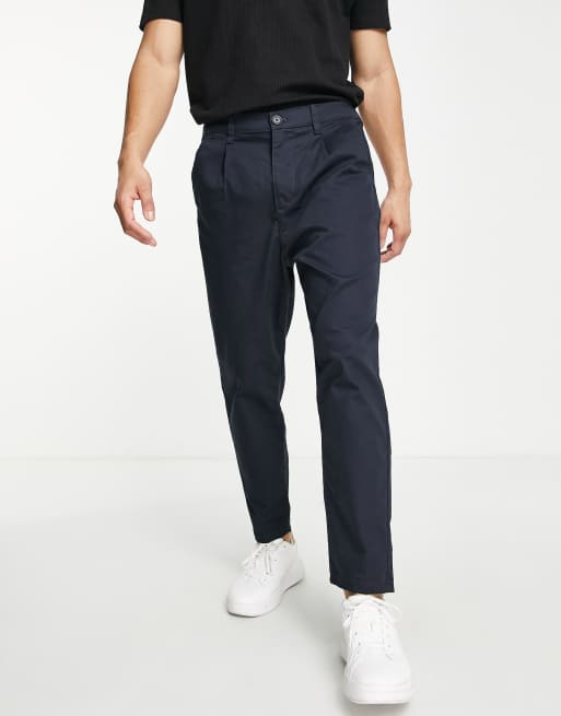 Tapered deals cropped chinos