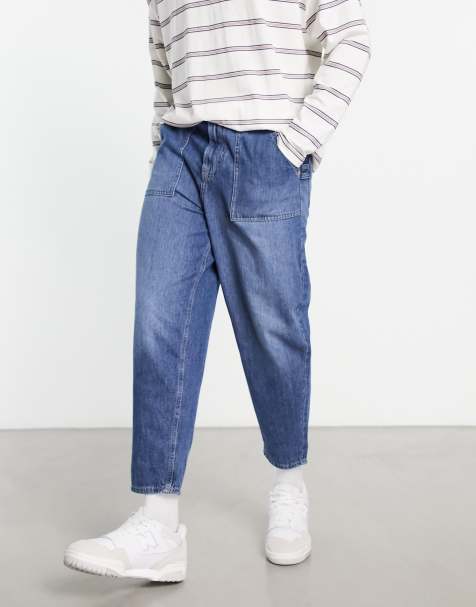 Slim Tapered Cropped Jeans