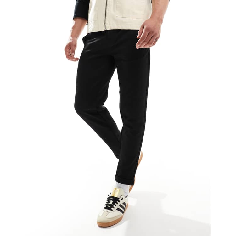 Tapered Fit Cropped Tapered Trousers Mens ONLY SONS Tapered Fit