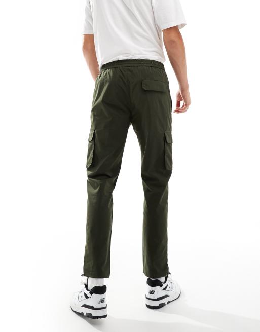 ONLY & SONS tapered tech cargo in khaki, 2 of 5