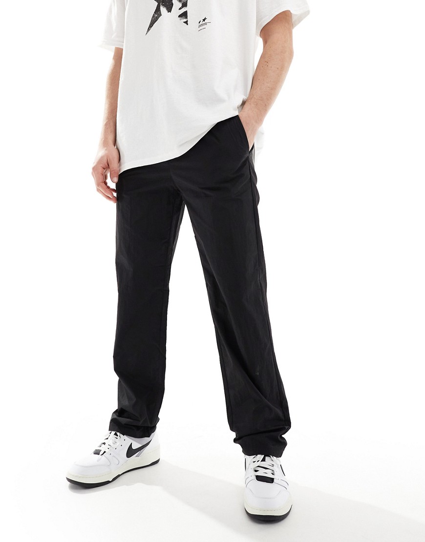 ONLY & SONS tech trouser in black