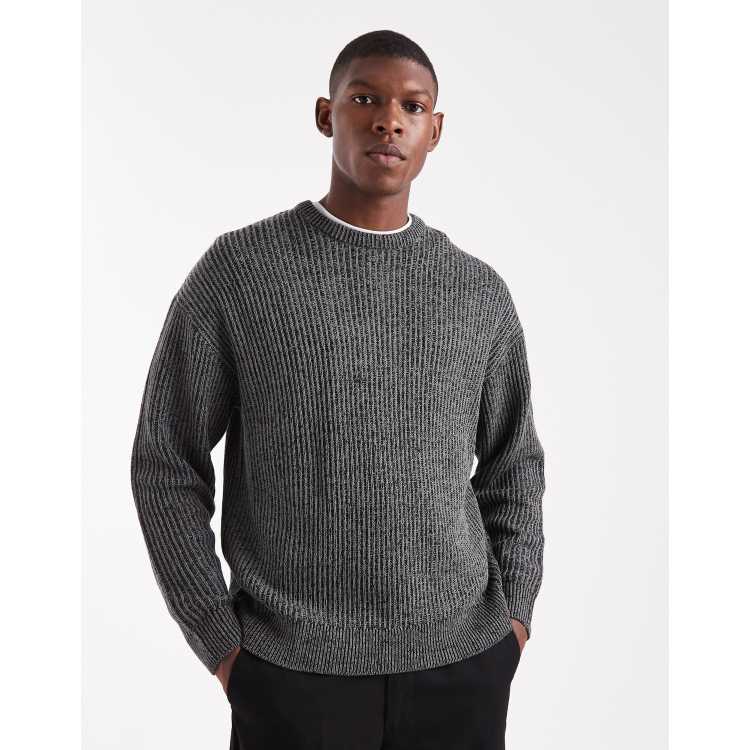 トップス EVCON JAMIESONS CREW NECK KNIT BLACK MIX Jamiesons_s_brown_jumper_1.jpg