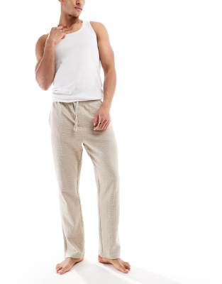 Only & Sons Textured Pants In White