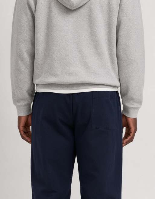 ONLY & SONS Toby loose tapered fit bomullsbyxor i navy, 10 av 10