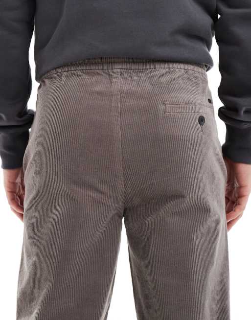 Only & Sons - Toelopende cargobroek van corduroy in lichtbruin, 4 van 5