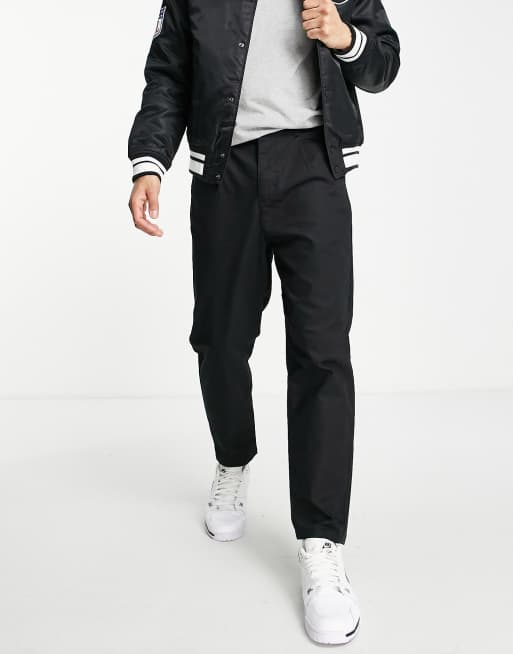 Only & Sons - Toelopende cropped chino in zwart