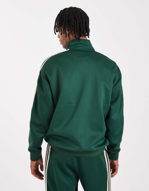 ONLY & SONS track top with side stripes in dark green - part of a set