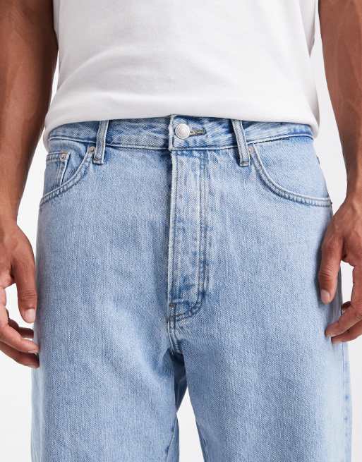 ONLY & SONS – Tye – Jasnoniebieskie zwężane jeansy o luźnym kroju, 5 z 5