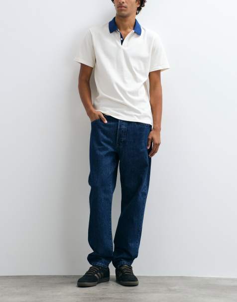 ONLY & SONS Tye Jeans mit locker zulaufendem Schnitt in Indigo-Denim - view 1