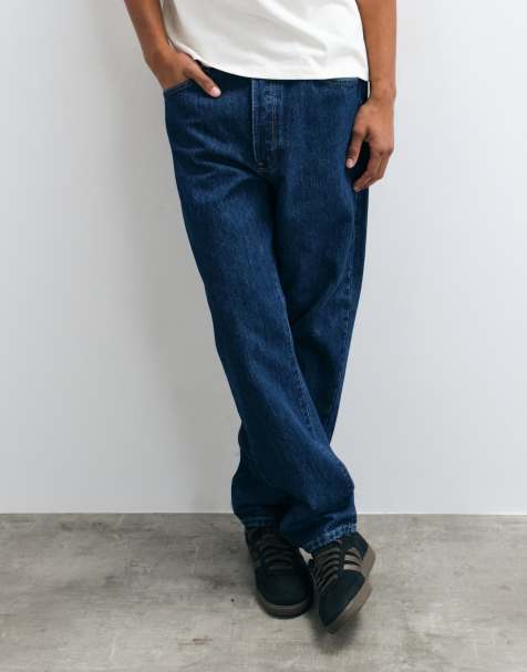 ONLY & SONS Tye loose tapered fit jeans in indigo denim - view 1