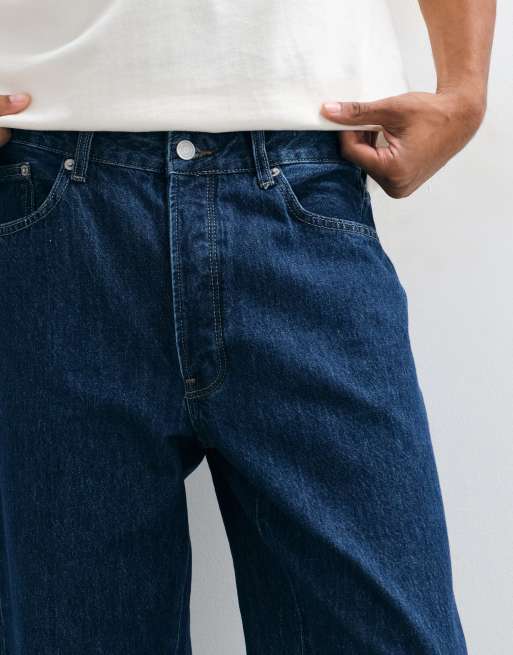 ONLY & SONS Tye loose tapered fit jeans in indigo denim, 4 of 5