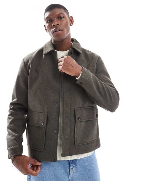 Only & Sons - Utility Harrington jack in lichtbruin - view 1