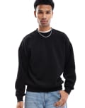 [ONLY & SONS] ONLY & SONS vintage fit cord jumper in black M Black