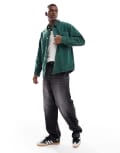 [ONLY & SONS] ONLY & SONS vintage fit denim overshirt in green XXS Green