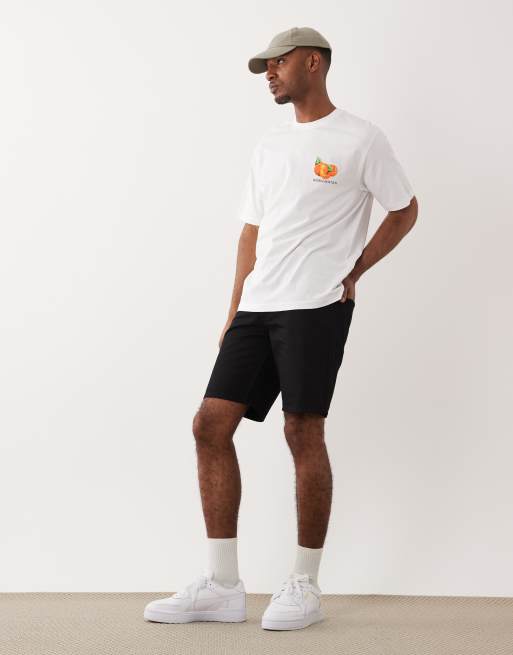 ONLY & SONS – Vit t-shirt i oversize med Bodega Sounds-tryck baktill, 2 av 5