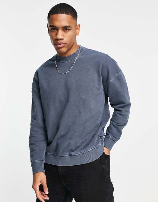 Blue 2025 washed sweatshirt