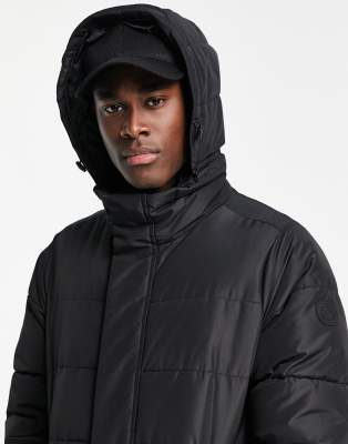 black puffer coat waterproof