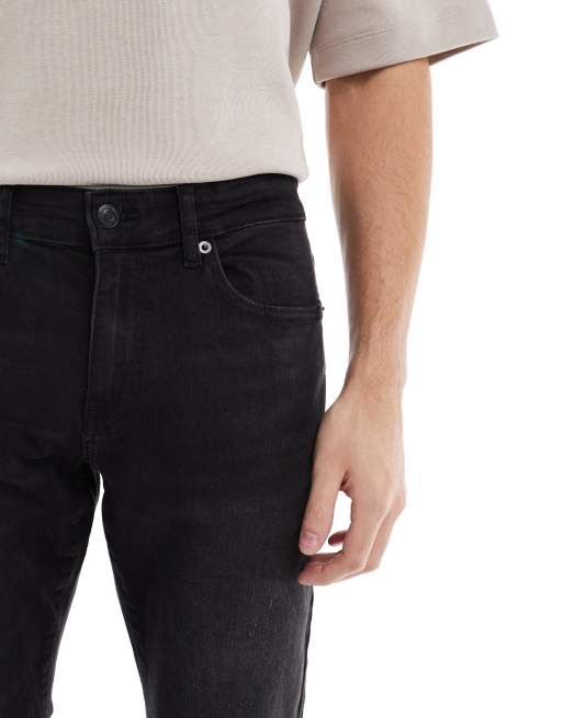 ONLY & SONS – Weft – Czarne jeansy o regularnym kroju, 4 z 5