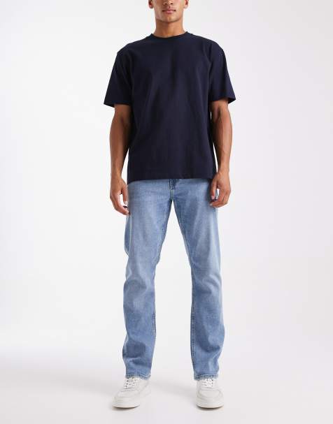ONLY & SONS Weft regular fit jeans in light wash