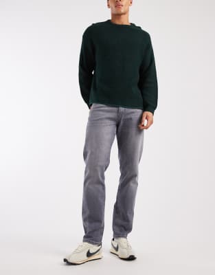 SONS - Weft - Jeans in verwaschenem Hellgrau in regulärer Passform Grau W76 L81 cm