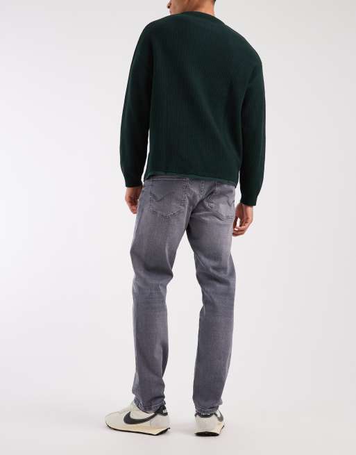 ONLY & SONS – Weft – Jeans in verwaschenem Hellgrau in regulärer Passform, 3 von 5