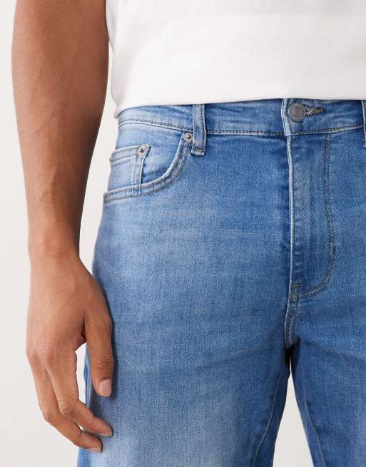 ONLY & SONS - Weft - Jeans regular fit lavaggio medio blu, 4 di 5