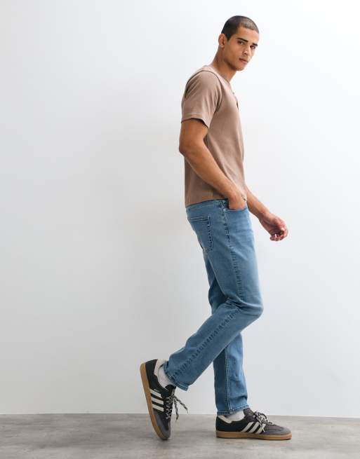 ONLY & SONS - Weft - Lyseblå jeans i vintage-vask med regular fit-pasform, 3 af 5